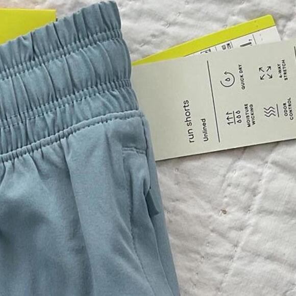 NWT All in Motion Run Shorts Unlined Size Small Light Blue - Picture 4 of 5